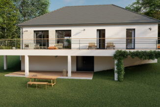 votre maison de 100m2 sur un terrain de 853m2 sur la commune de La Feuillade au prix de 305000&euro; avec Alpha Constructions